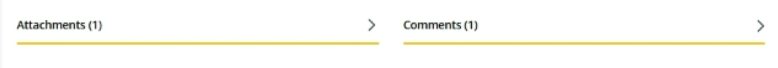Attachments and Comments sections collapsed