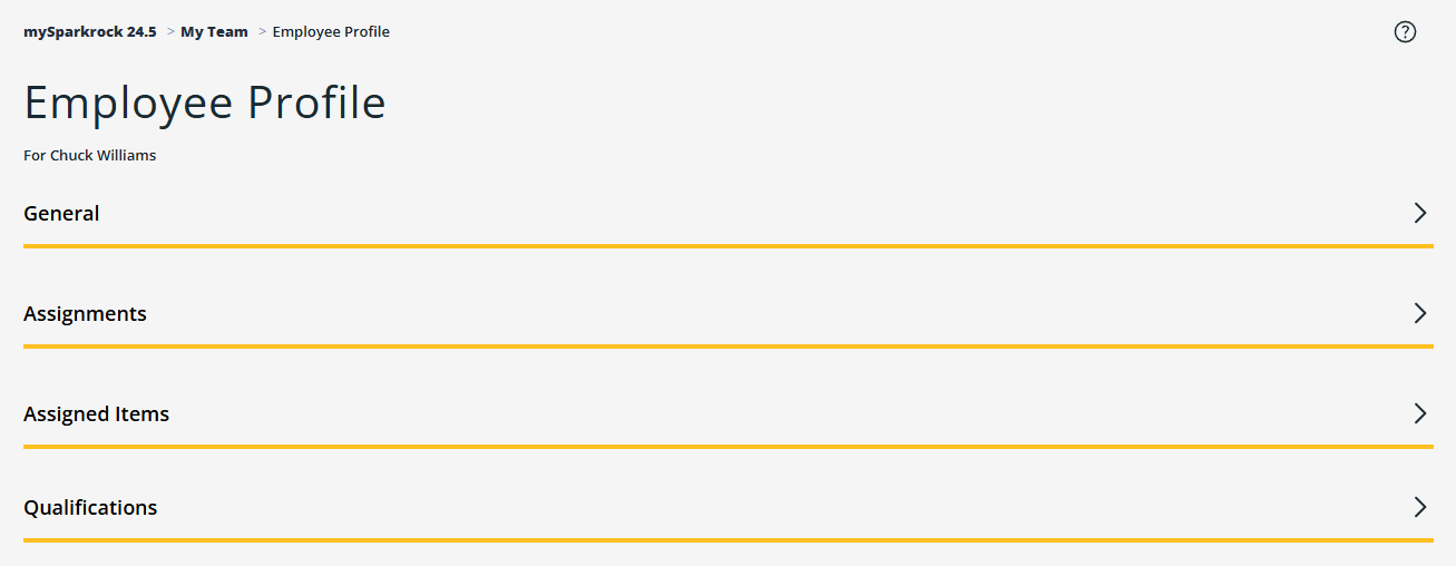 Page Profil employ&eacute; section Admin et Avantages sociaux est masqu&eacute;e