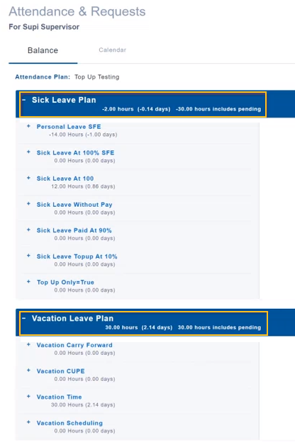 Page Pr&eacute;sence et demandes